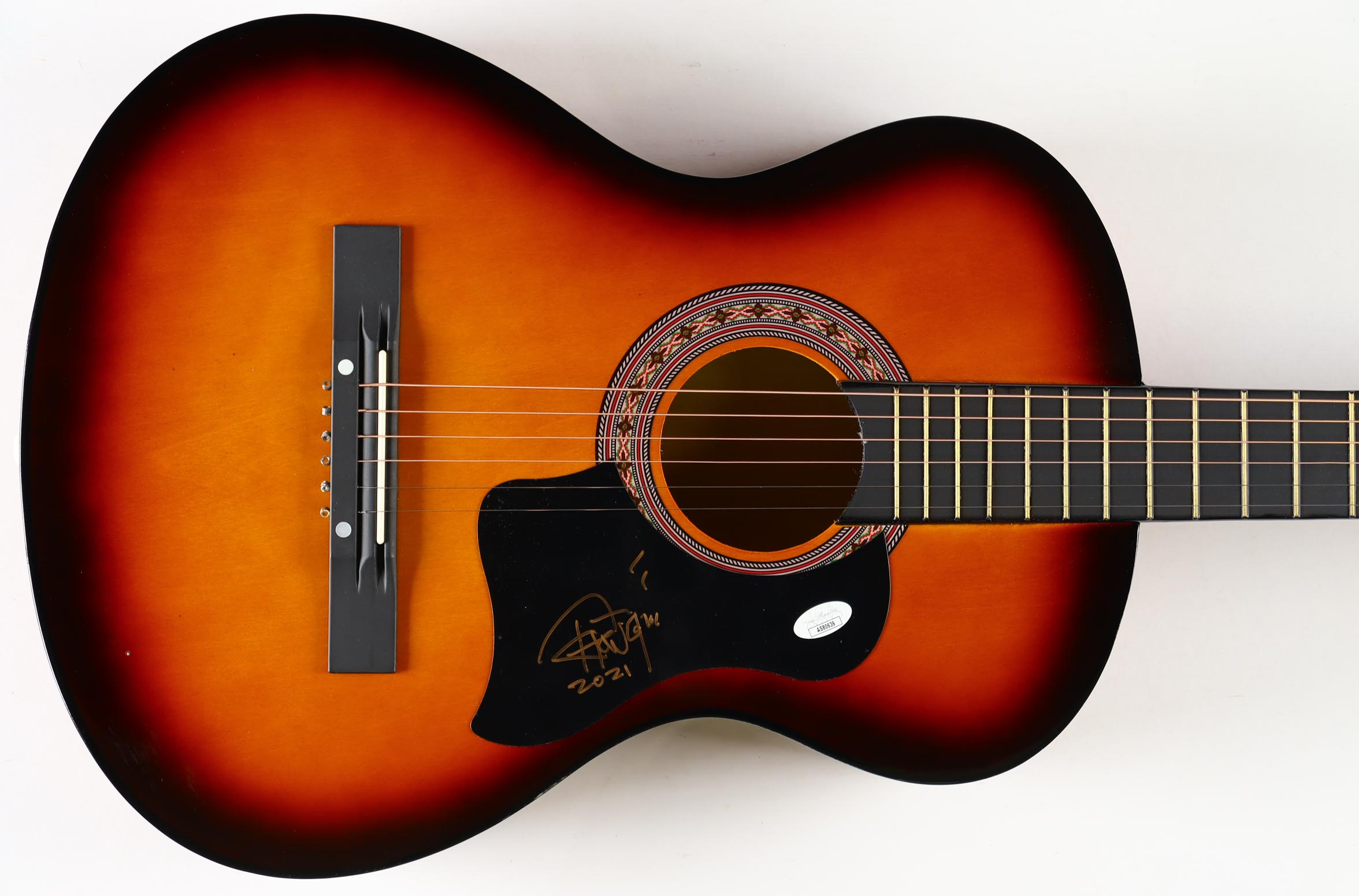Tommy Chong Signed 38" Acoustic Guitar Inscribed "2021" (JSA) at PristineAuction.com Tommy Chong Signed 38" Acoustic Guitar Inscribed "2021" (JSA) at PristineAuction.com