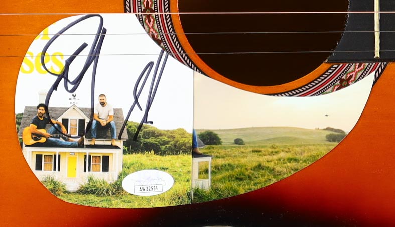 Dan Smyers & Shay Mooney Signed 38" Acoustic Guitar (JSA) at PristineAuction.com Dan Smyers & Shay Mooney Signed 38" Acoustic Guitar (JSA) at PristineAuction.com