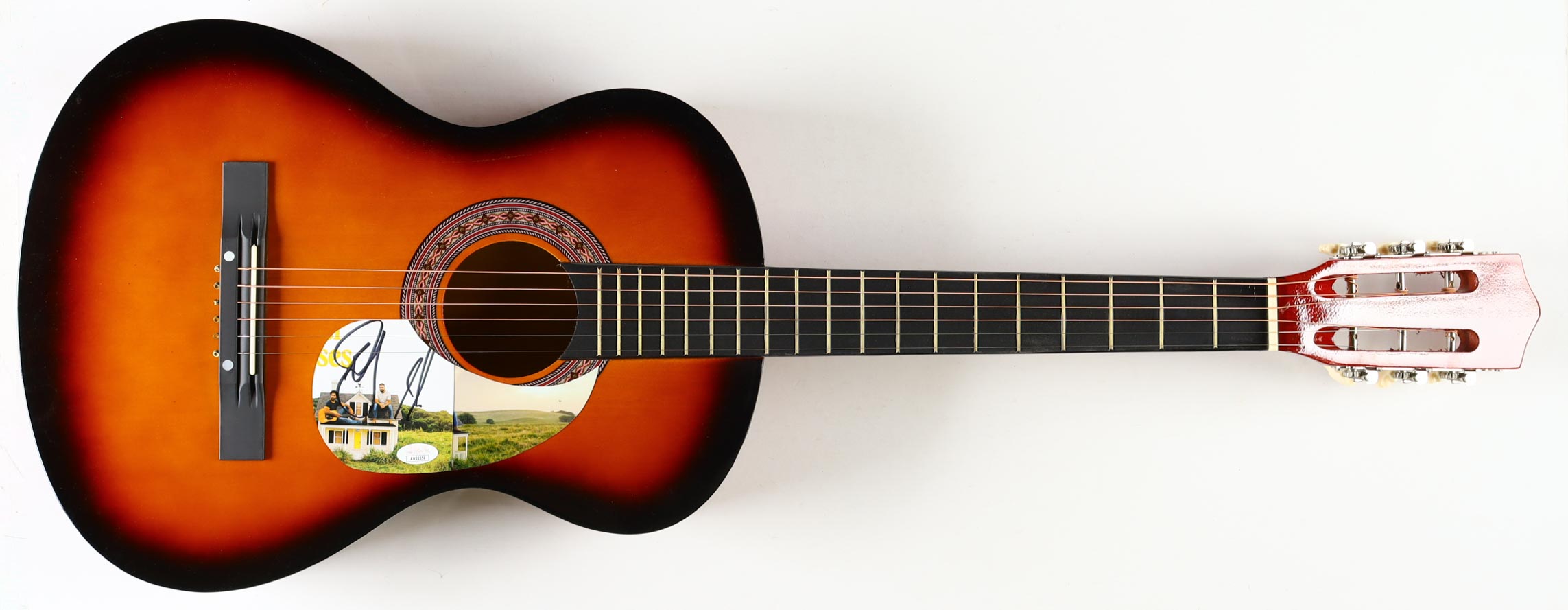 Dan Smyers & Shay Mooney Signed 38" Acoustic Guitar (JSA) at PristineAuction.com Dan Smyers & Shay Mooney Signed 38" Acoustic Guitar (JSA) at PristineAuction.com