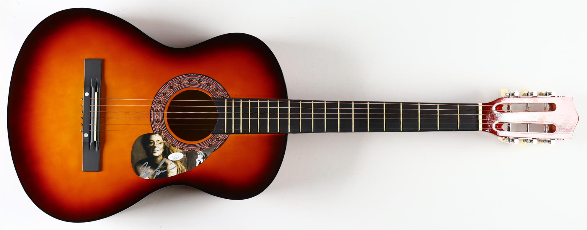 Shania Twain Guitar with Signed Custom Insert Pickguard (JSA) at PristineAuction.com Shania Twain Guitar with Signed Custom Insert Pickguard (JSA) at PristineAuction.com