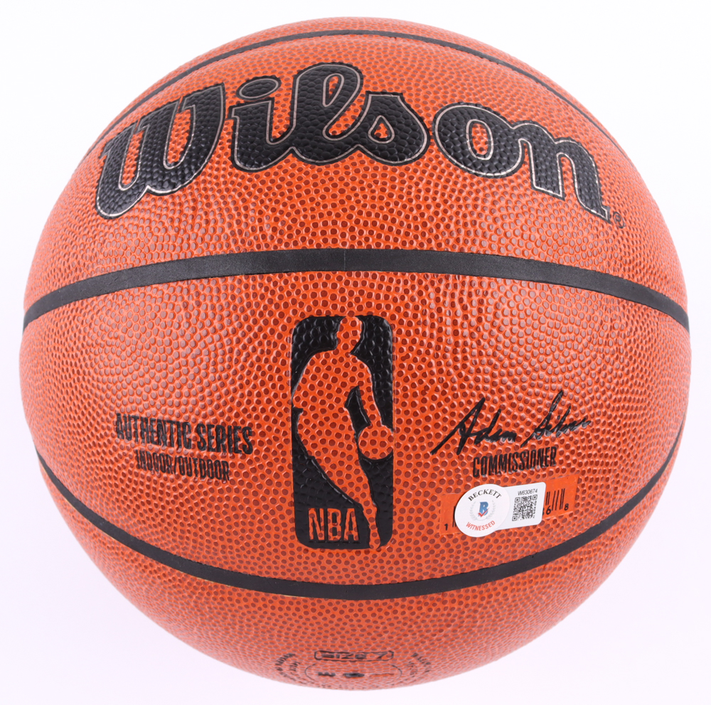Larry Bird, Magic Johnson & Julius "Dr. J" Erving Signed NBA Basketball (Beckett & Bird) at PristineAuction.com Larry Bird, Magic Johnson & Julius "Dr. J" Erving Signed NBA Basketball (Beckett & Bird) at PristineAuction.com