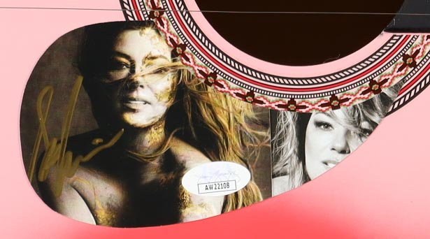 Shania Twain Signed 38" Acoustic Guitar (JSA) at PristineAuction.com Shania Twain Signed 38" Acoustic Guitar (JSA) at PristineAuction.com