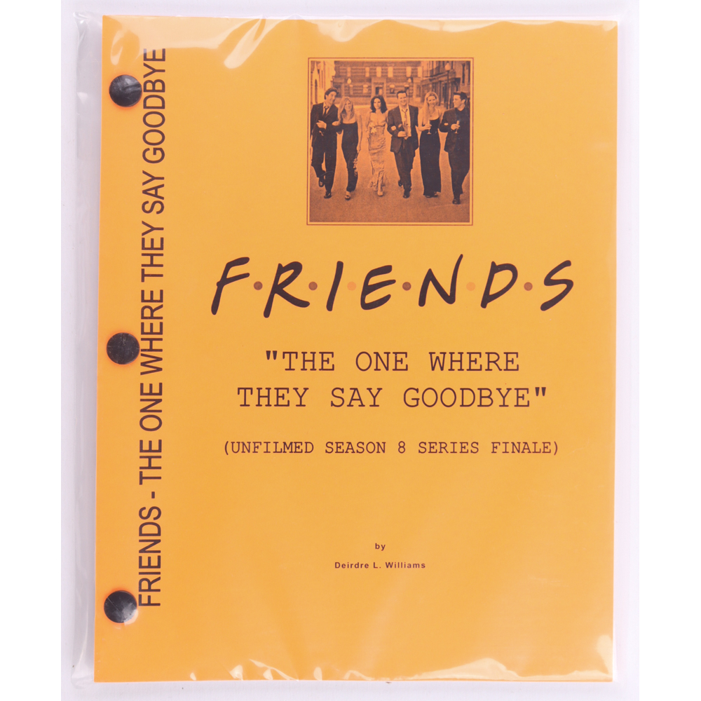 "Friends" Season 8 Series Unfilmed Finale Episode Script | Pristine Auction