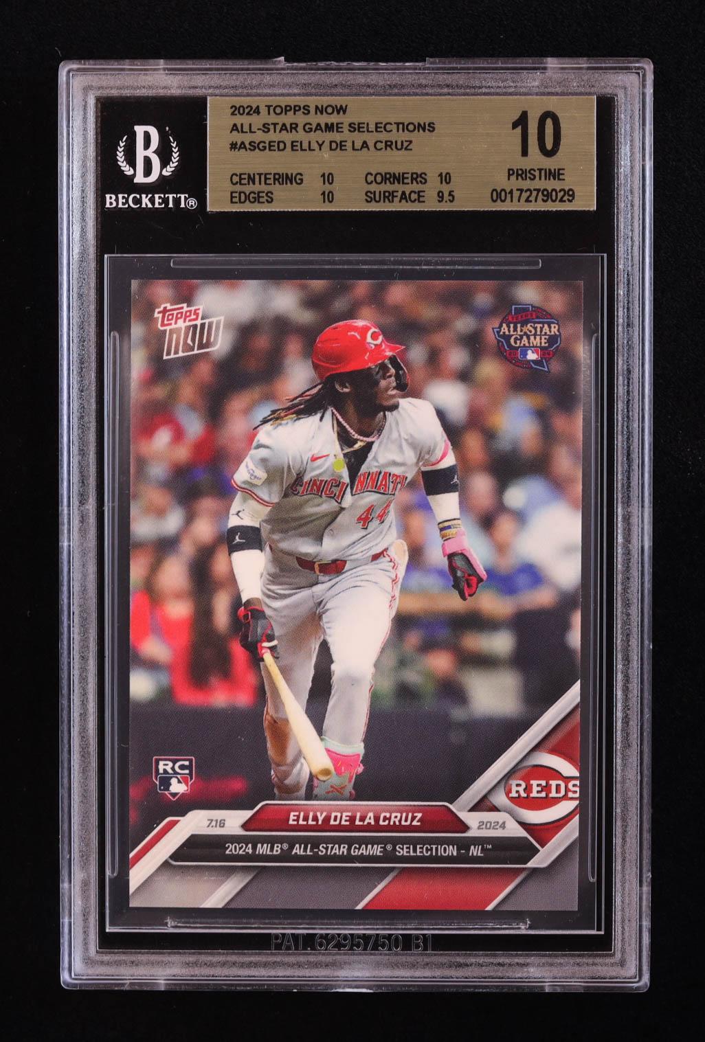 Elly De La Cruz 2024 Topps Now All-Star Game Selections #ASGED RC (BGS 10) at PristineAuction.com Elly De La Cruz 2024 Topps Now All-Star Game Selections #ASGED RC (BGS 10) at PristineAuction.com