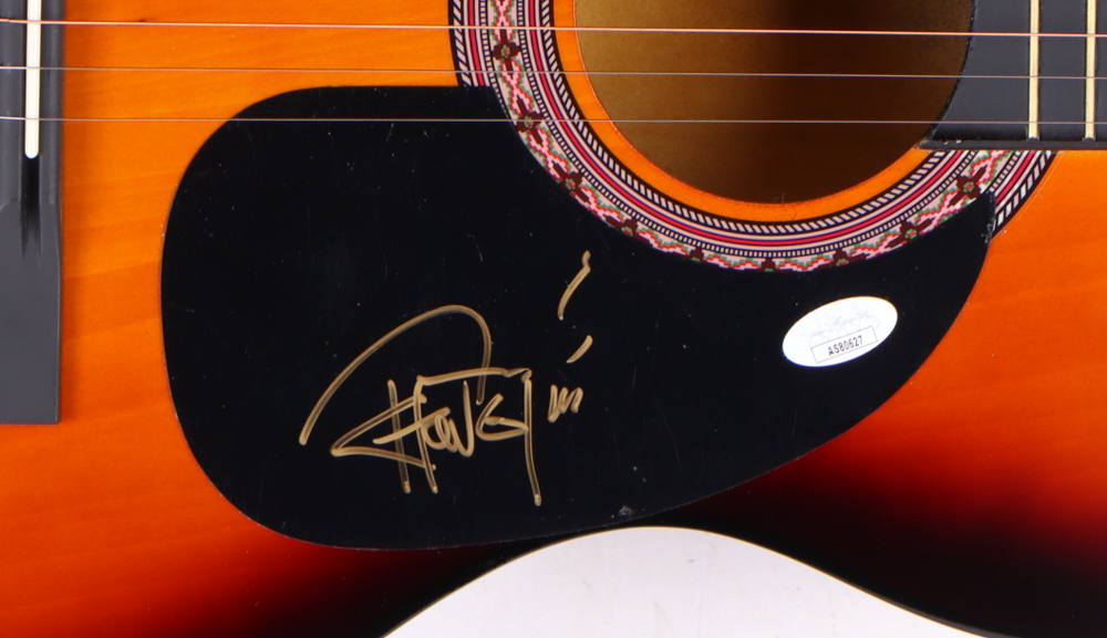 Tommy Chong Signed 38" Acoustic Guitar (JSA) at PristineAuction.com Tommy Chong Signed 38" Acoustic Guitar (JSA) at PristineAuction.com