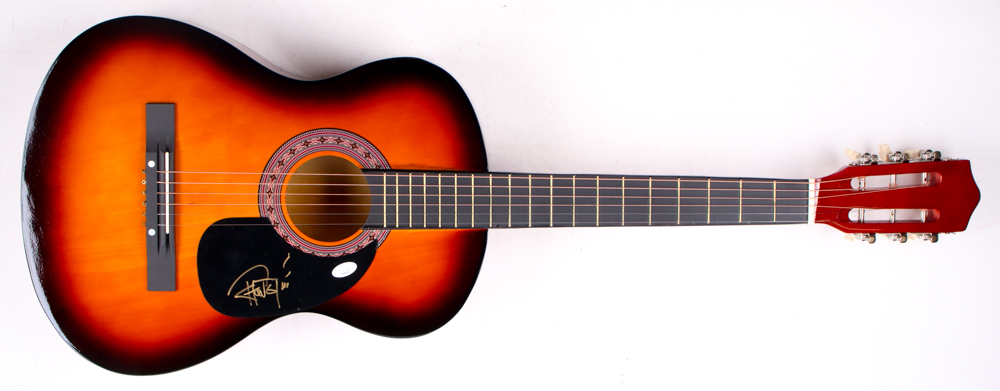 Tommy Chong Signed 38" Acoustic Guitar (JSA) at PristineAuction.com Tommy Chong Signed 38" Acoustic Guitar (JSA) at PristineAuction.com