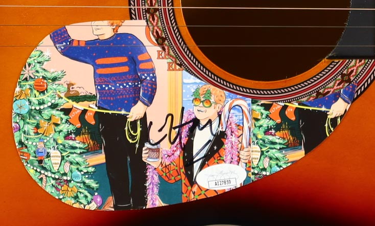 Elton John Signed 38" Acoustic Guitar (JSA) at PristineAuction.com Elton John Signed 38" Acoustic Guitar (JSA) at PristineAuction.com