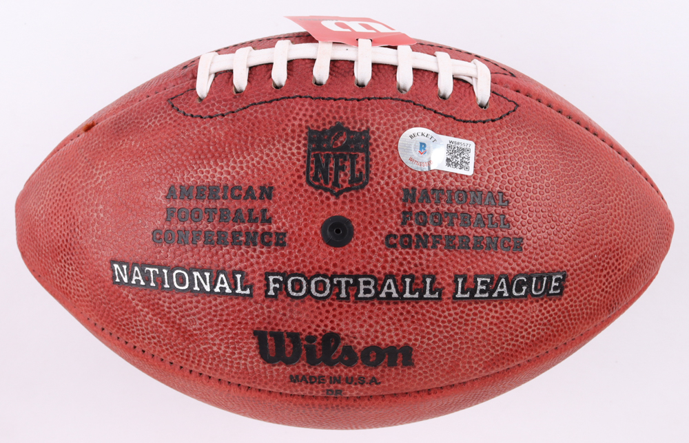Mac Jones Signed "The Duke" NFL Football (Beckett) at PristineAuction.com Mac Jones Signed "The Duke" NFL Football (Beckett) at PristineAuction.com