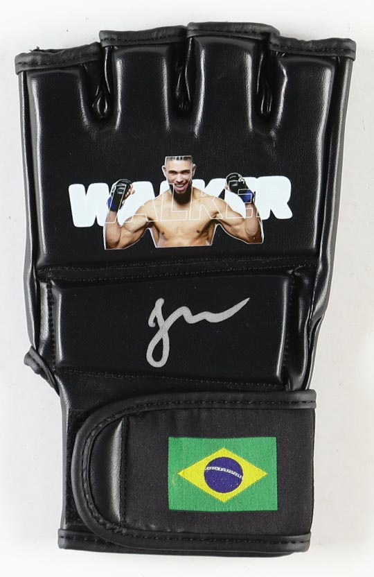 Johnny Walker Signed MMA Custom Brazil Glove (PA) at PristineAuction.com Johnny Walker Signed MMA Custom Brazil Glove (PA) at PristineAuction.com