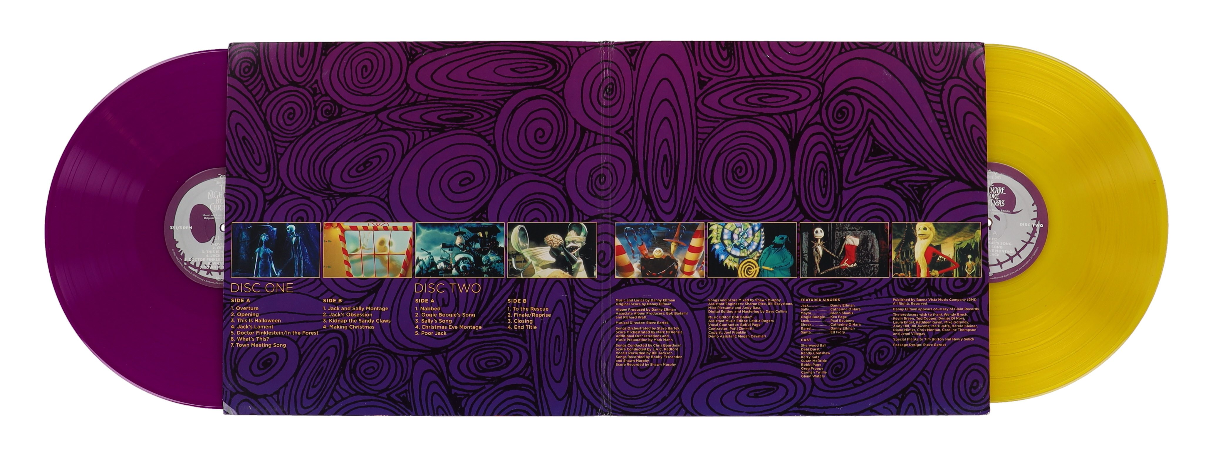 Danny Elfman & Chris Sarandon Signed "The Nightmare Before Christmas" Vinyl Record Album Cover (JSA) at PristineAuction.com Danny Elfman & Chris Sarandon Signed "The Nightmare Before Christmas" Vinyl Record Album Cover (JSA) at PristineAuction.com