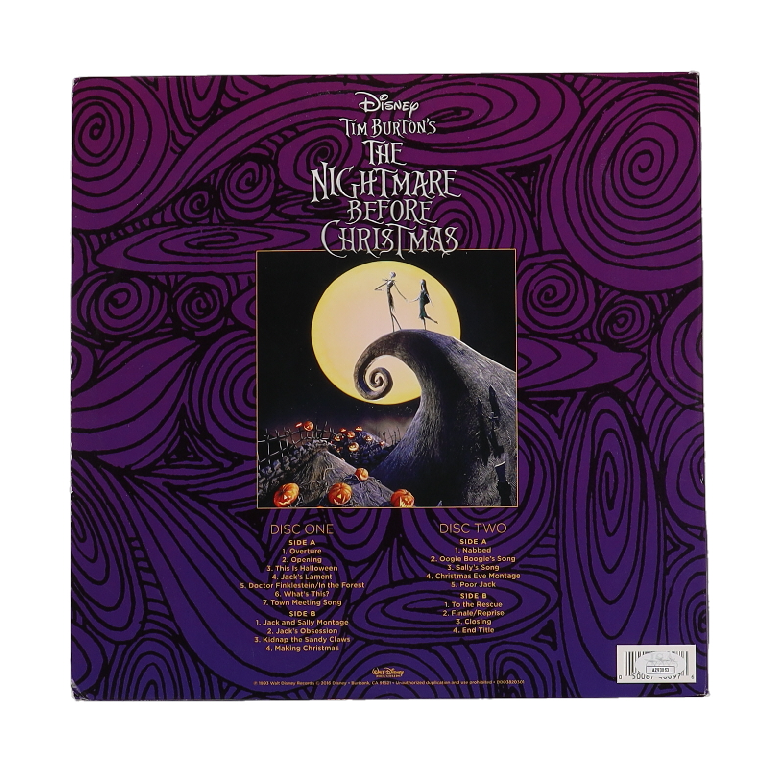 Danny Elfman & Chris Sarandon Signed "The Nightmare Before Christmas" Vinyl Record Album Cover (JSA) at PristineAuction.com Danny Elfman & Chris Sarandon Signed "The Nightmare Before Christmas" Vinyl Record Album Cover (JSA) at PristineAuction.com