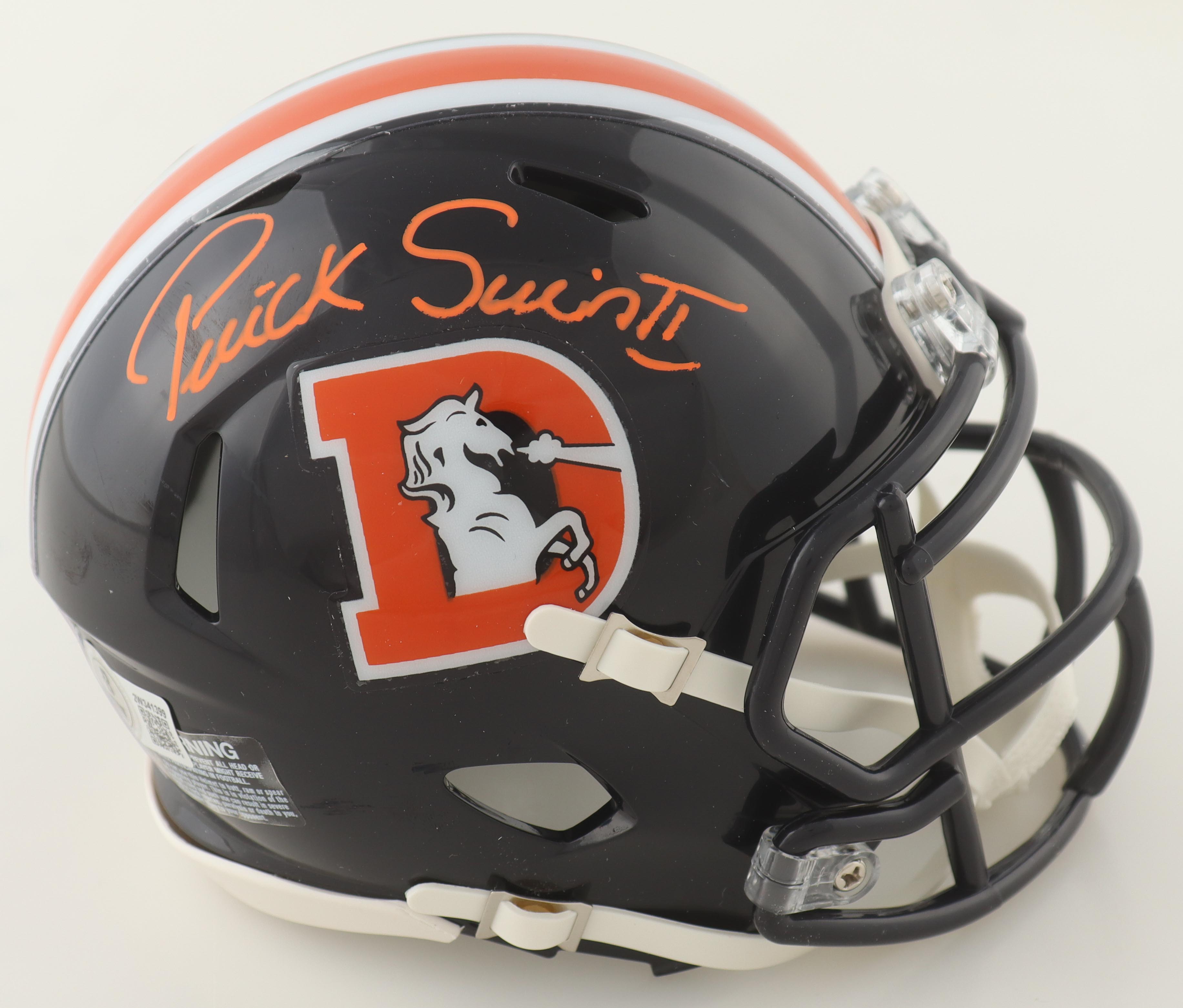 Patrick Surtain II Signed Broncos Speed Mini Helmet (Beckett) at PristineAuction.com Patrick Surtain II Signed Broncos Speed Mini Helmet (Beckett) at PristineAuction.com