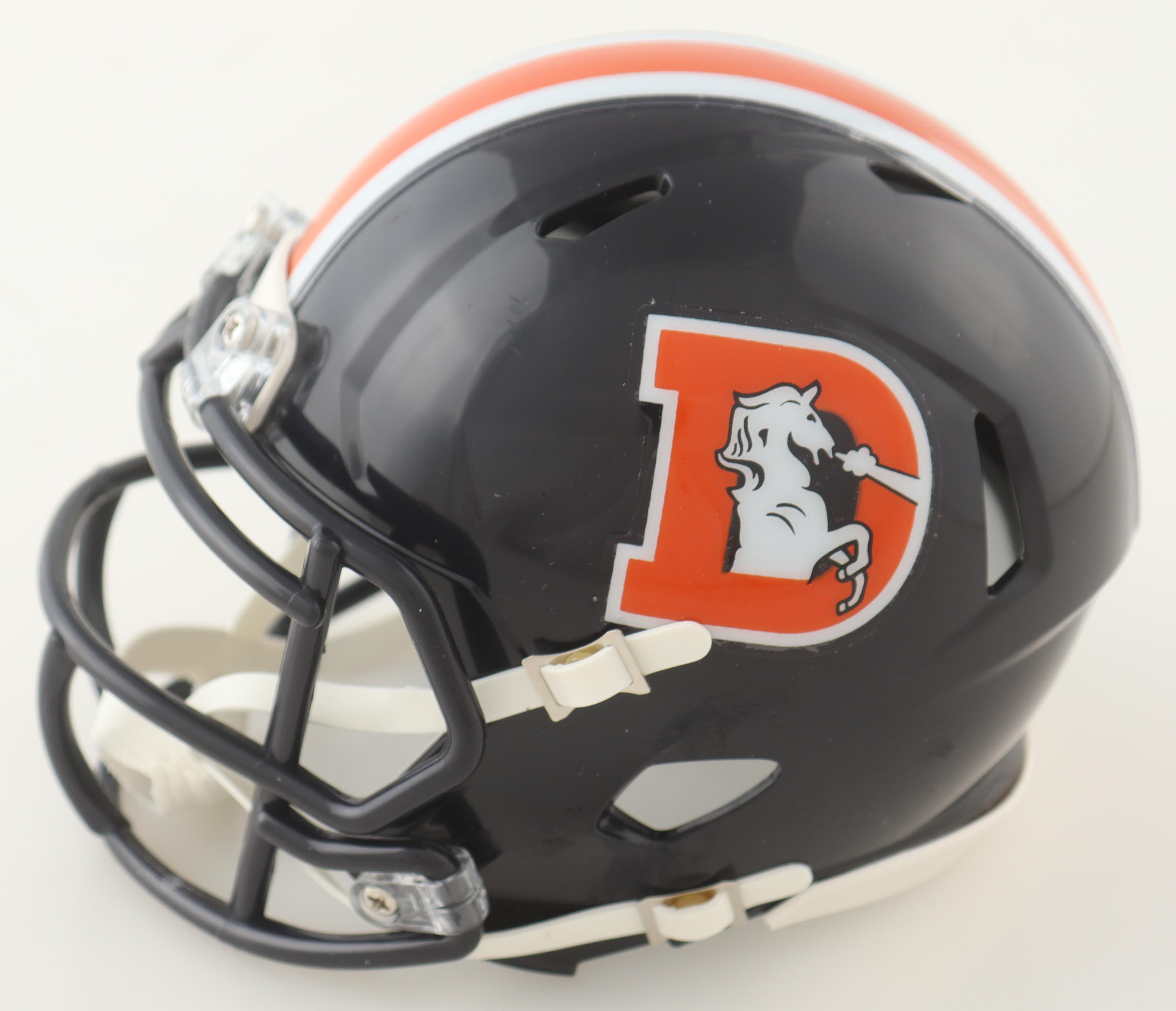 Patrick Surtain II Signed Broncos Speed Mini Helmet (Beckett) at PristineAuction.com Patrick Surtain II Signed Broncos Speed Mini Helmet (Beckett) at PristineAuction.com