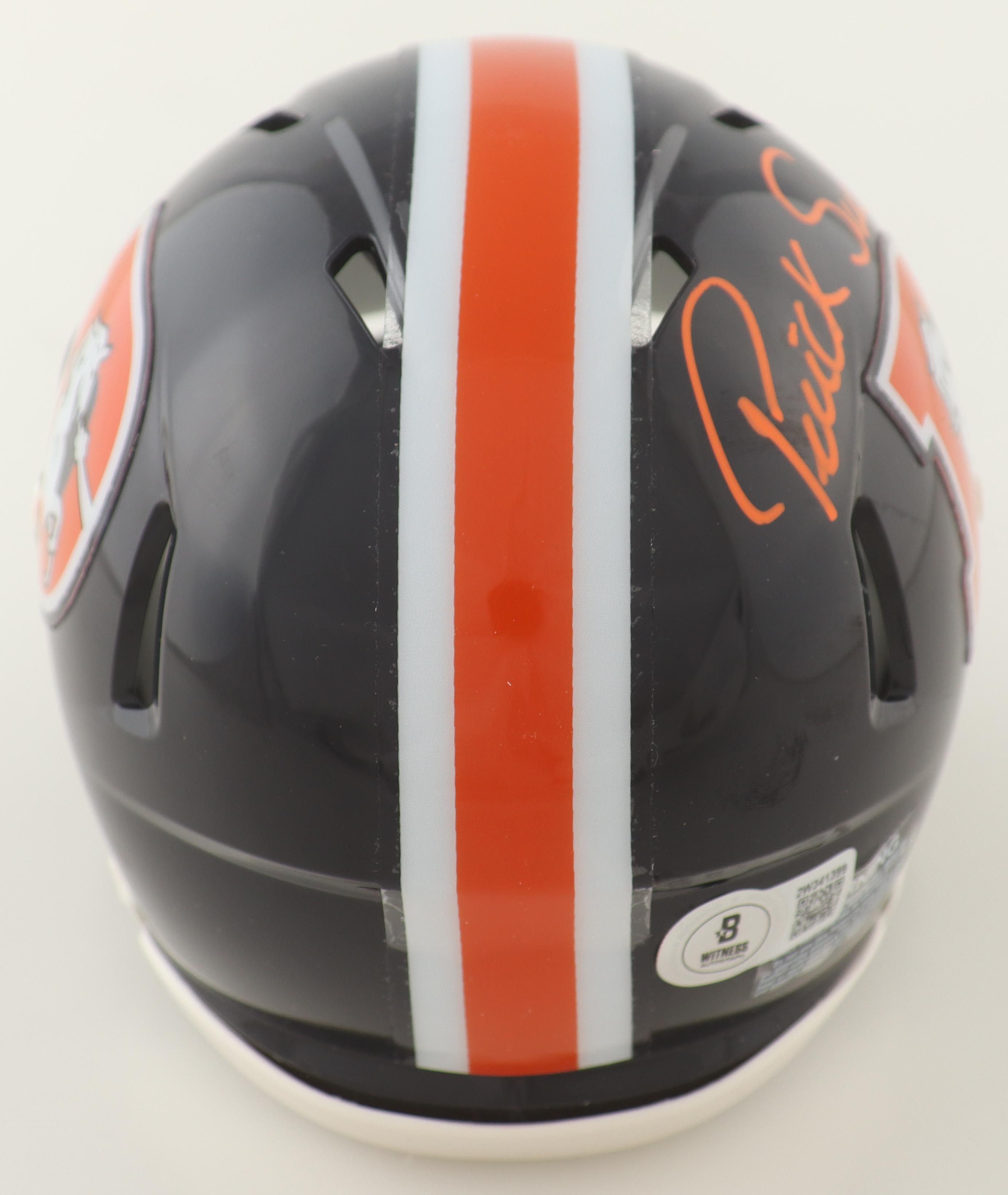 Patrick Surtain II Signed Broncos Speed Mini Helmet (Beckett) at PristineAuction.com Patrick Surtain II Signed Broncos Speed Mini Helmet (Beckett) at PristineAuction.com