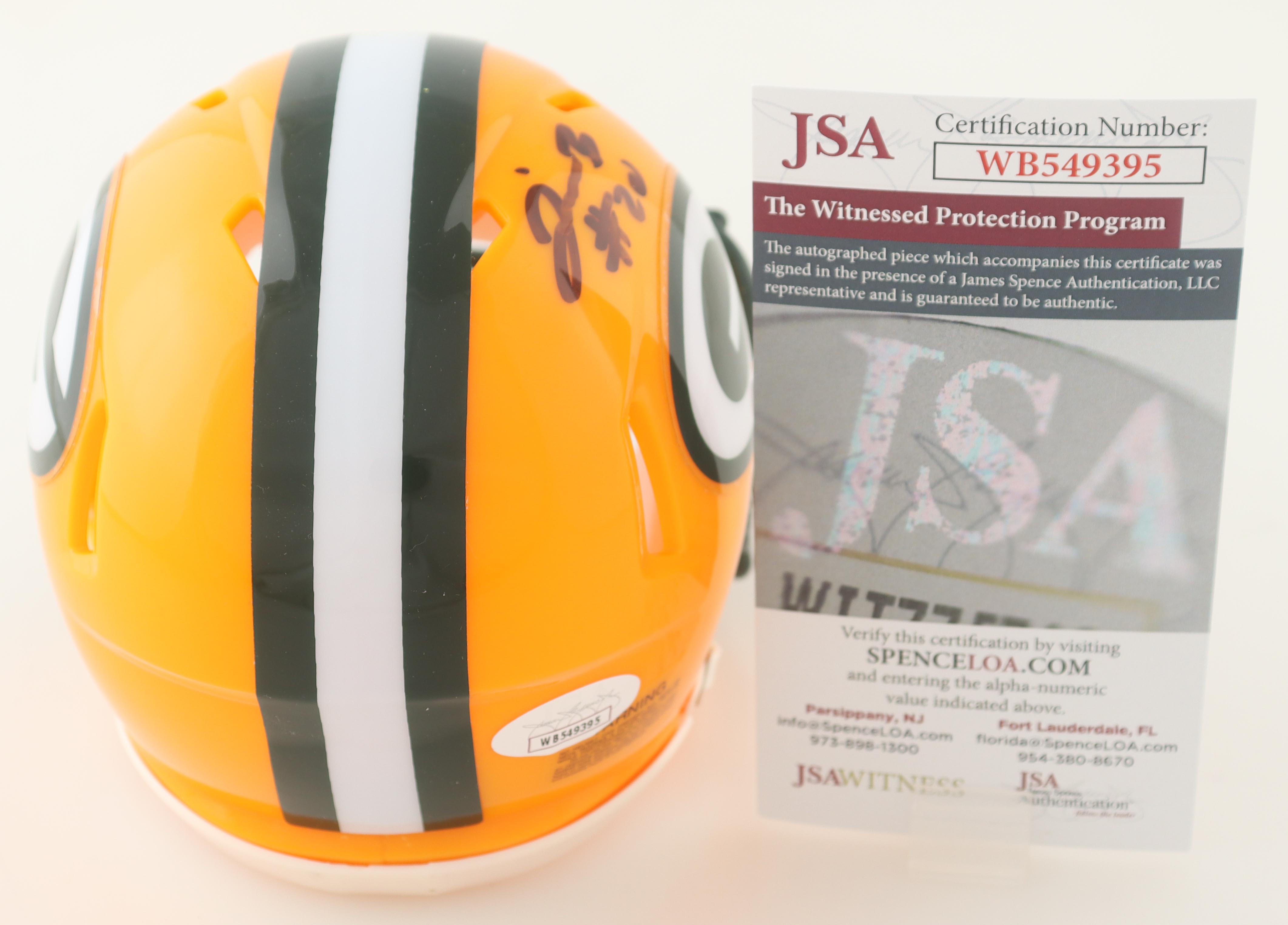 Javon Bullard Signed Packers Speed Mini Helmet (JSA) at PristineAuction.com Javon Bullard Signed Packers Speed Mini Helmet (JSA) at PristineAuction.com