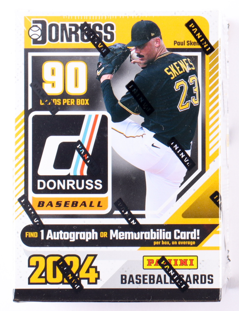 2024 Panini Donruss Baseball Blaster Box With (6) Packs at PristineAuction.com 2024 Panini Donruss Baseball Blaster Box With (6) Packs at PristineAuction.com