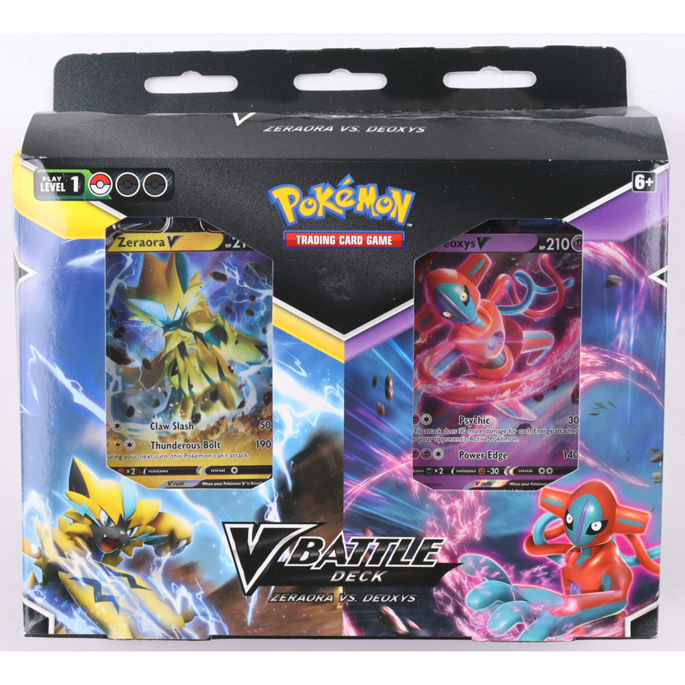 Zeraora Rought Battle 2022 Pokemon TCG Zeraora vs. Deoxys V Battle Deck with (120) Cards ...