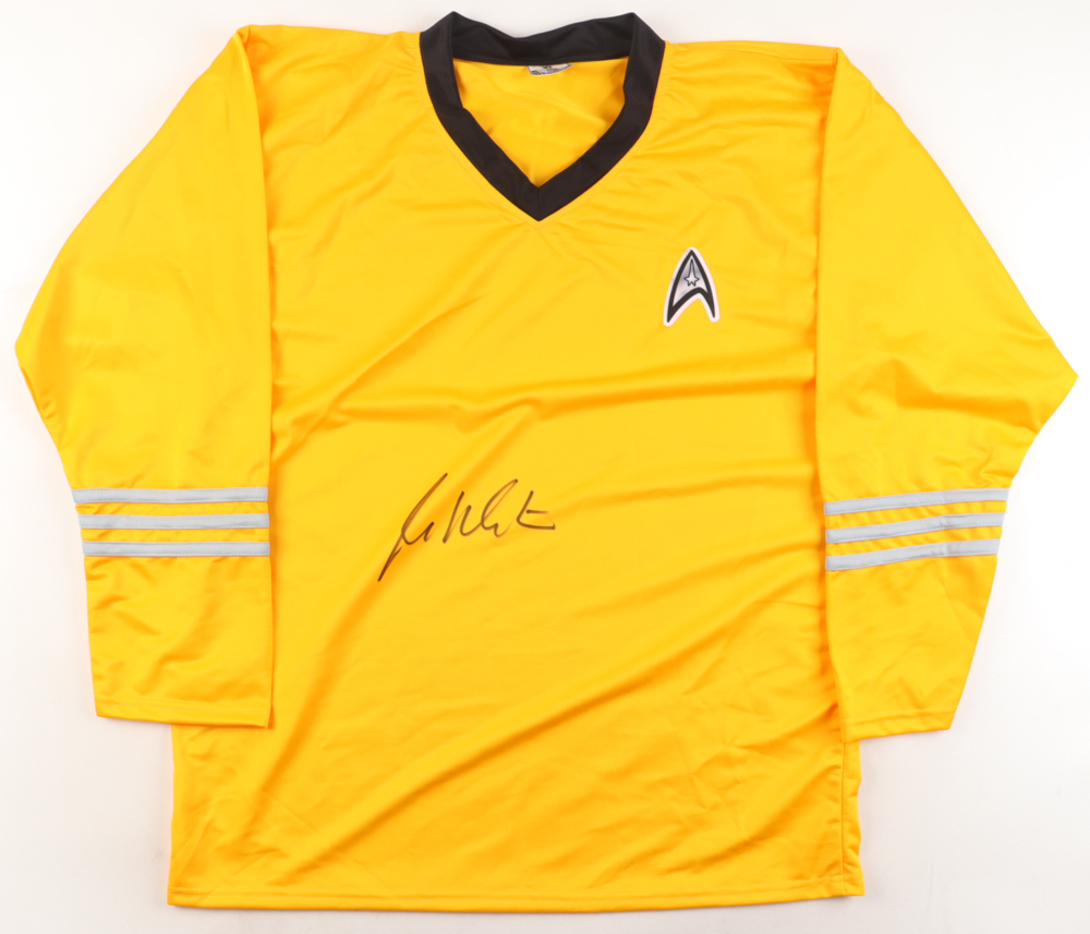 William Shatner Signed "Star Trek" Prop Uniform Shirt (PSA) at PristineAuction.com William Shatner Signed "Star Trek" Prop Uniform Shirt (PSA) at PristineAuction.com