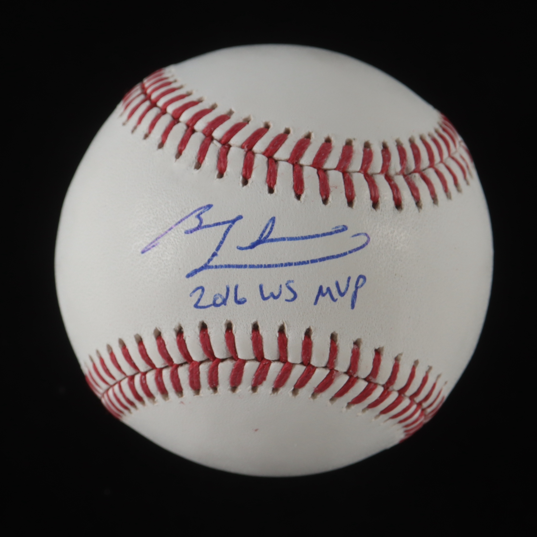 Ben Zobrist Signed OML Baseball "2016 WS MVP" (JSA) at PristineAuction.com Ben Zobrist Signed OML Baseball "2016 WS MVP" (JSA) at PristineAuction.com