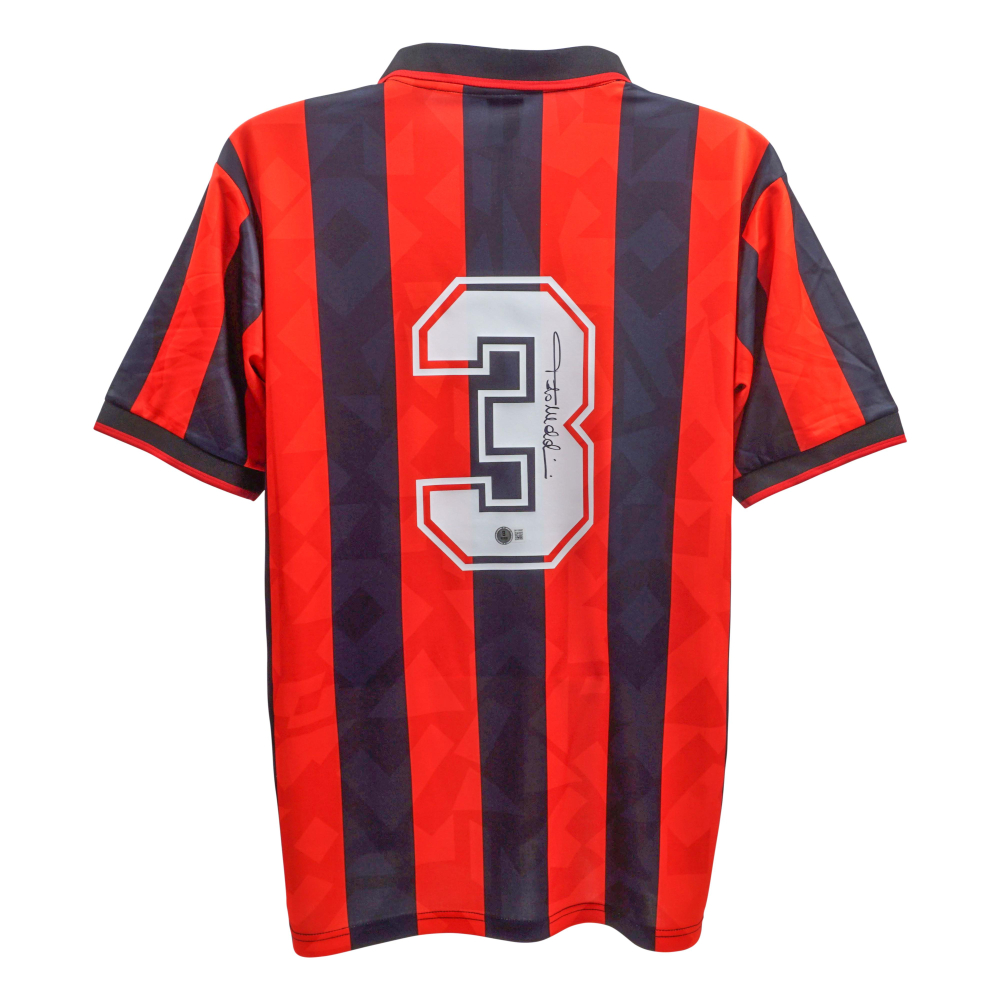 Maillot AC Milan #3 Signé Paolo Maldini - Certifié Beckett - Collector
