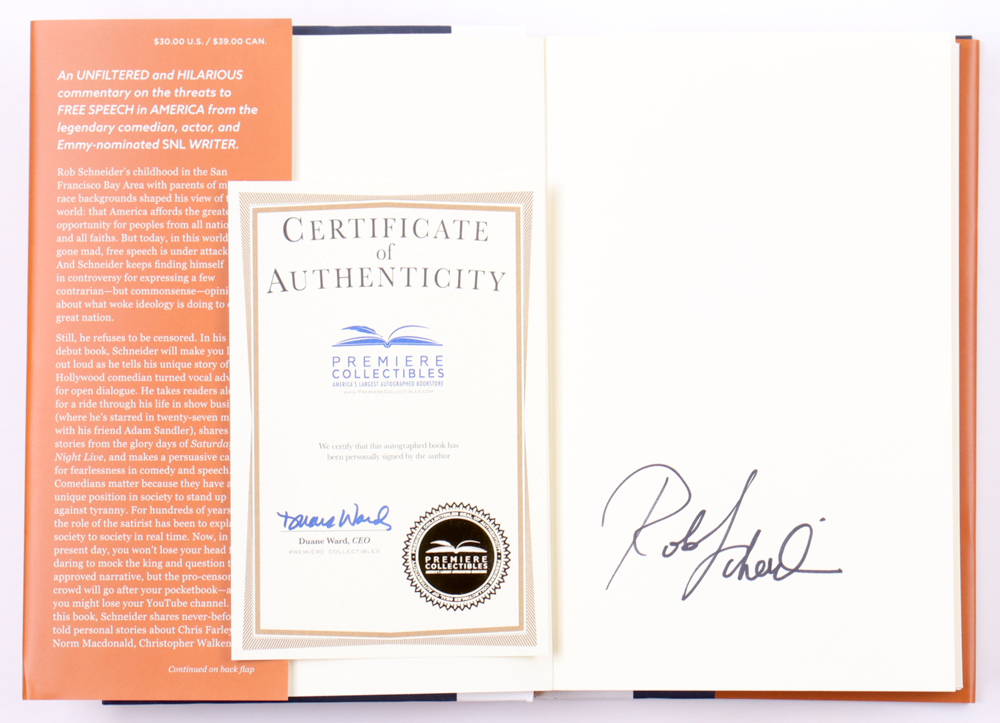 Rob Schneider Signed "You Can Do It!" Hardcover Book (Premier Collectibles) at PristineAuction.com Rob Schneider Signed "You Can Do It!" Hardcover Book (Premier Collectibles) at PristineAuction.com