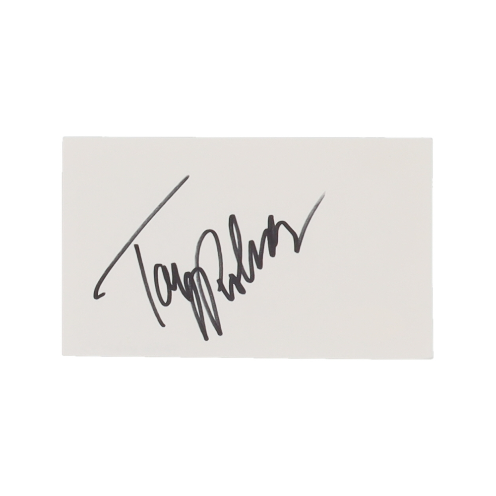Tanya Roberts Signed Index Card (AutographCOA) | Pristine Auction