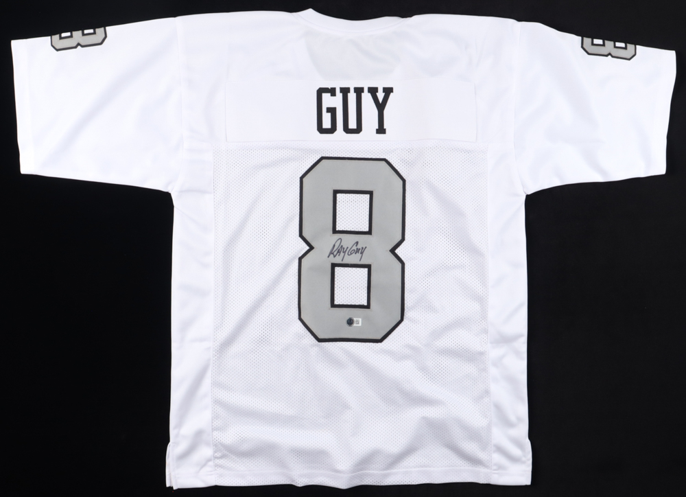 Ray Guy Signed Jersey (Beckett) at PristineAuction.com Ray Guy Signed Jersey (Beckett) at PristineAuction.com