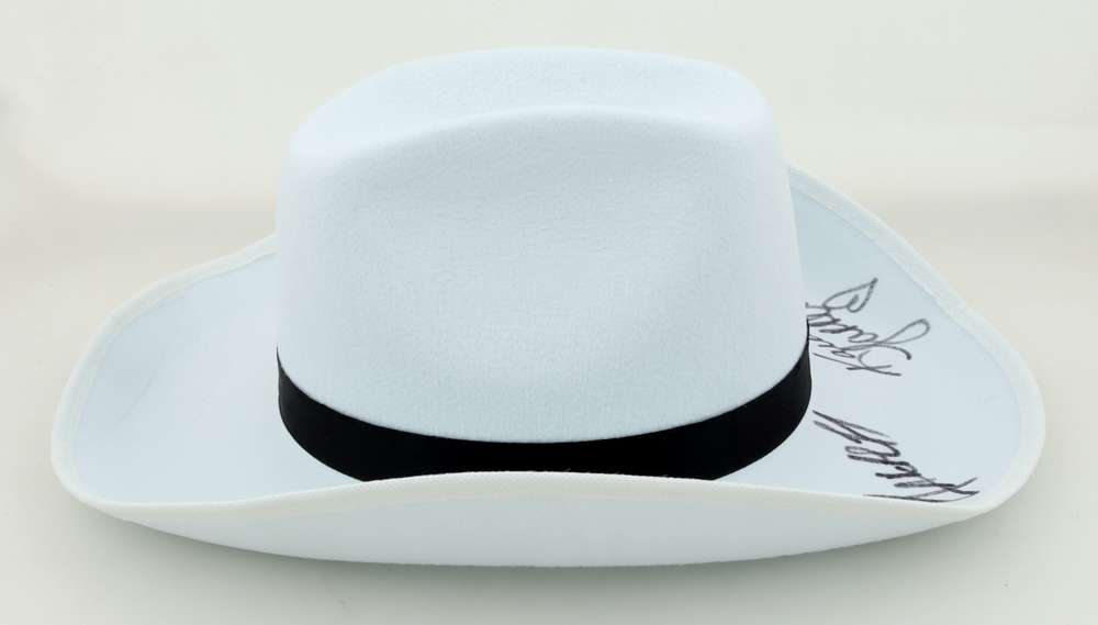 Jeff Jarrett & Karen Jarrett Signed Cowboy Hat (JSA) at PristineAuction.com Jeff Jarrett & Karen Jarrett Signed Cowboy Hat (JSA) at PristineAuction.com