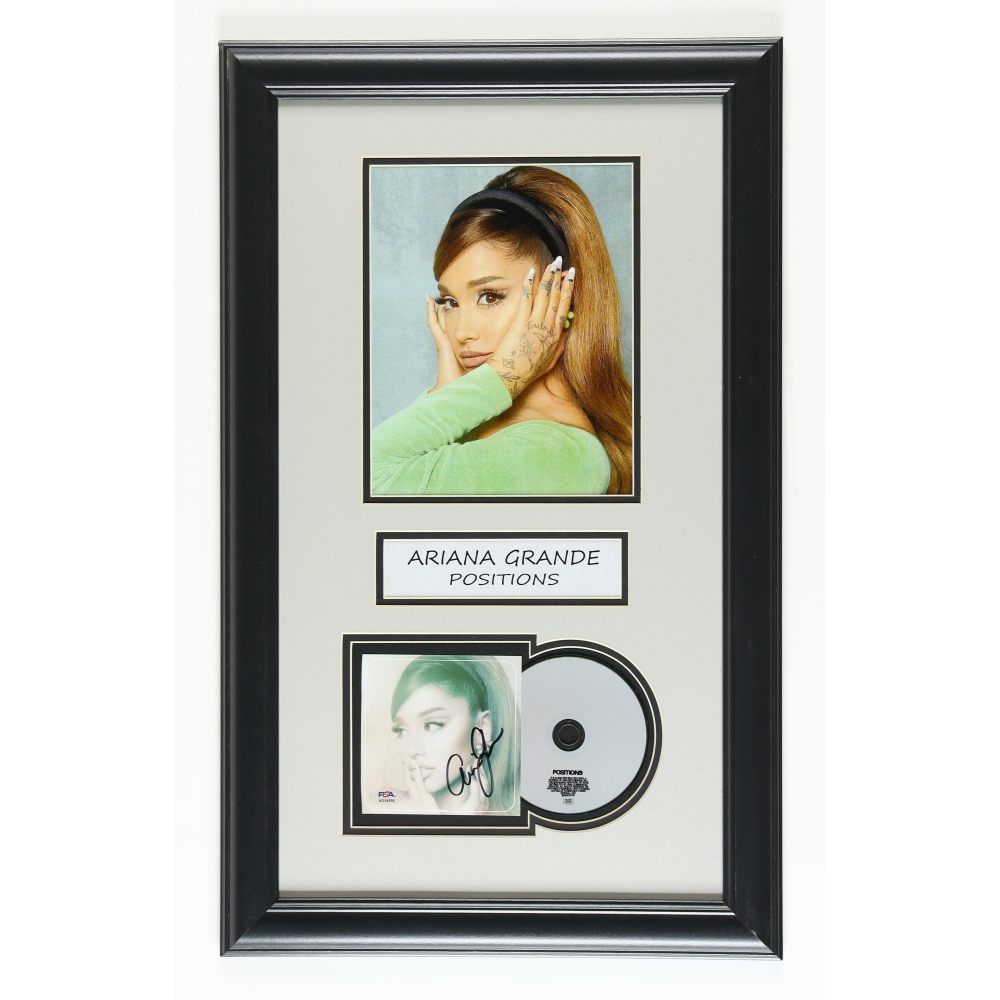 Signed Insert Cd Ariana Grande Signed