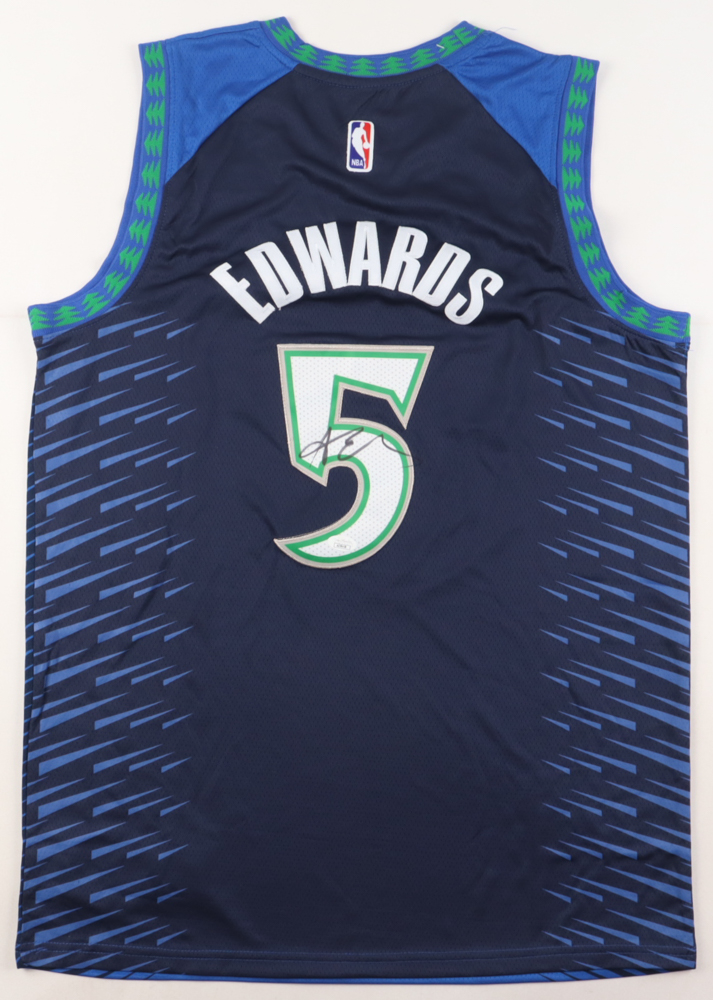 Anthony Edwards Signed Jersey (JSA) at PristineAuction.com Anthony Edwards Signed Jersey (JSA) at PristineAuction.com