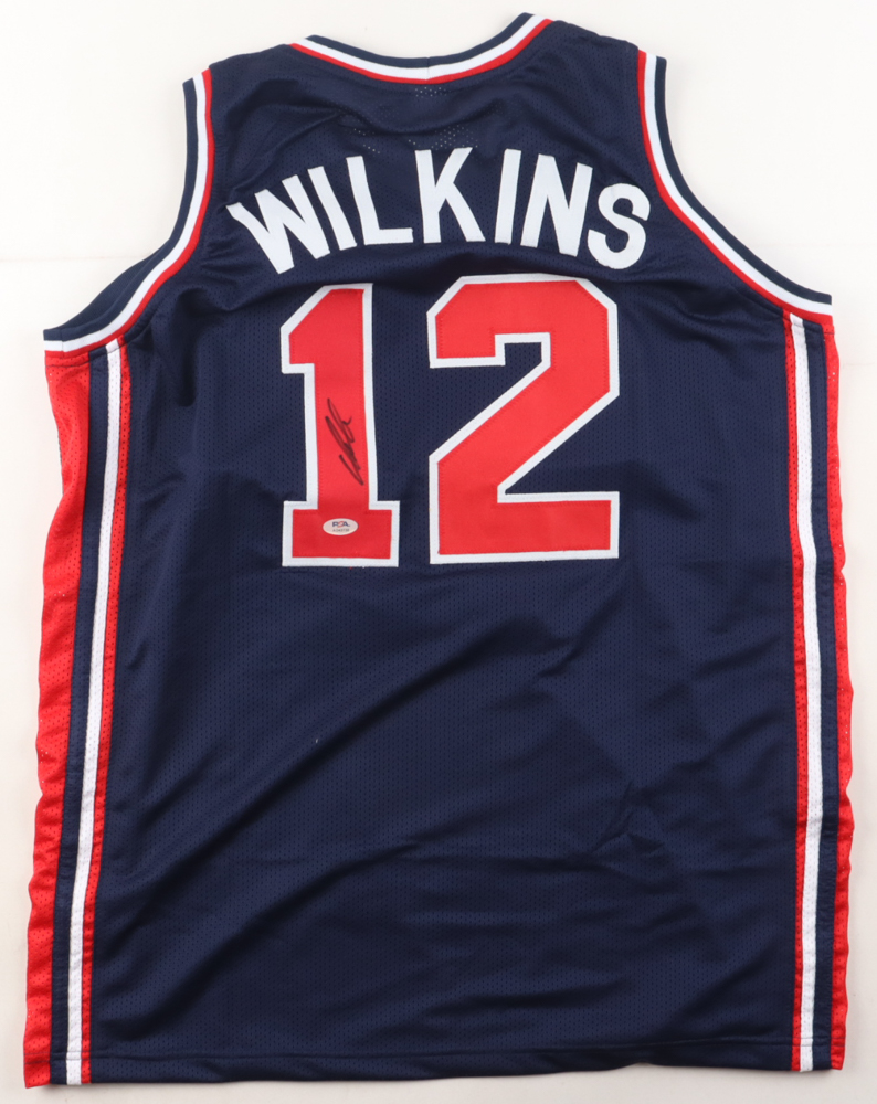 Dominique Wilkins Signed Jersey (PSA) at PristineAuction.com Dominique Wilkins Signed Jersey (PSA) at PristineAuction.com