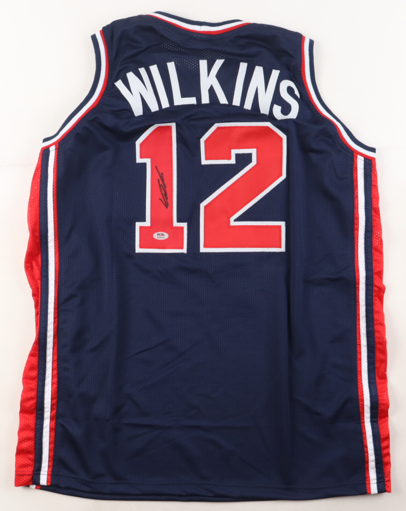 Dominique Wilkins Signed Jersey (PSA) at PristineAuction.com Dominique Wilkins Signed Jersey (PSA) at PristineAuction.com