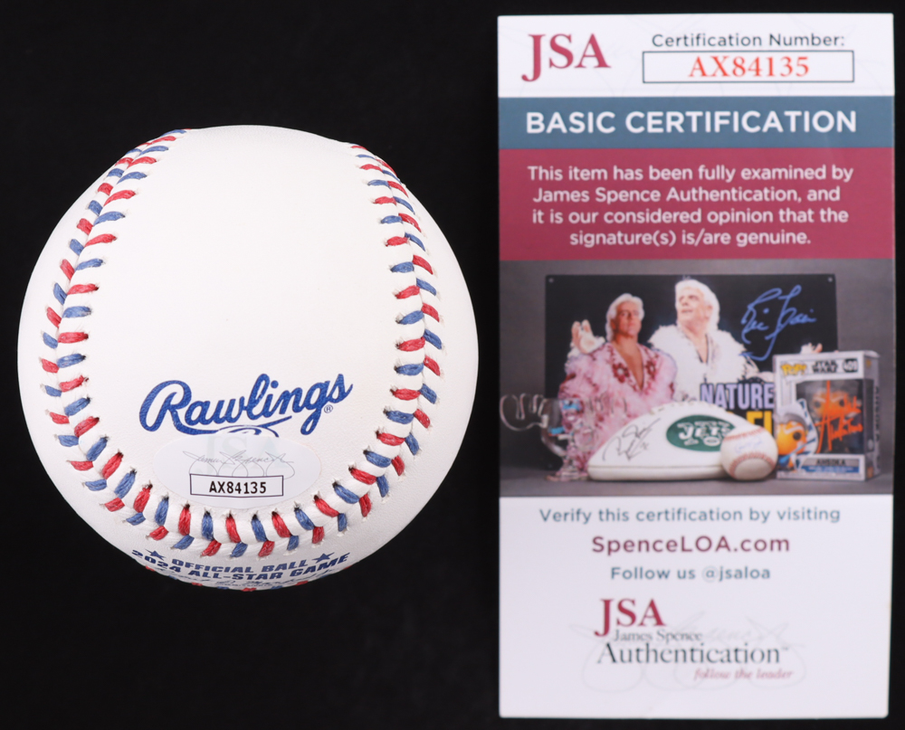 Jarren Duran Signed 2024 All-Star Game Baseball Inscribed "'24 ASG MVP" (JSA) at PristineAuction.com Jarren Duran Signed 2024 All-Star Game Baseball Inscribed "'24 ASG MVP" (JSA) at PristineAuction.com