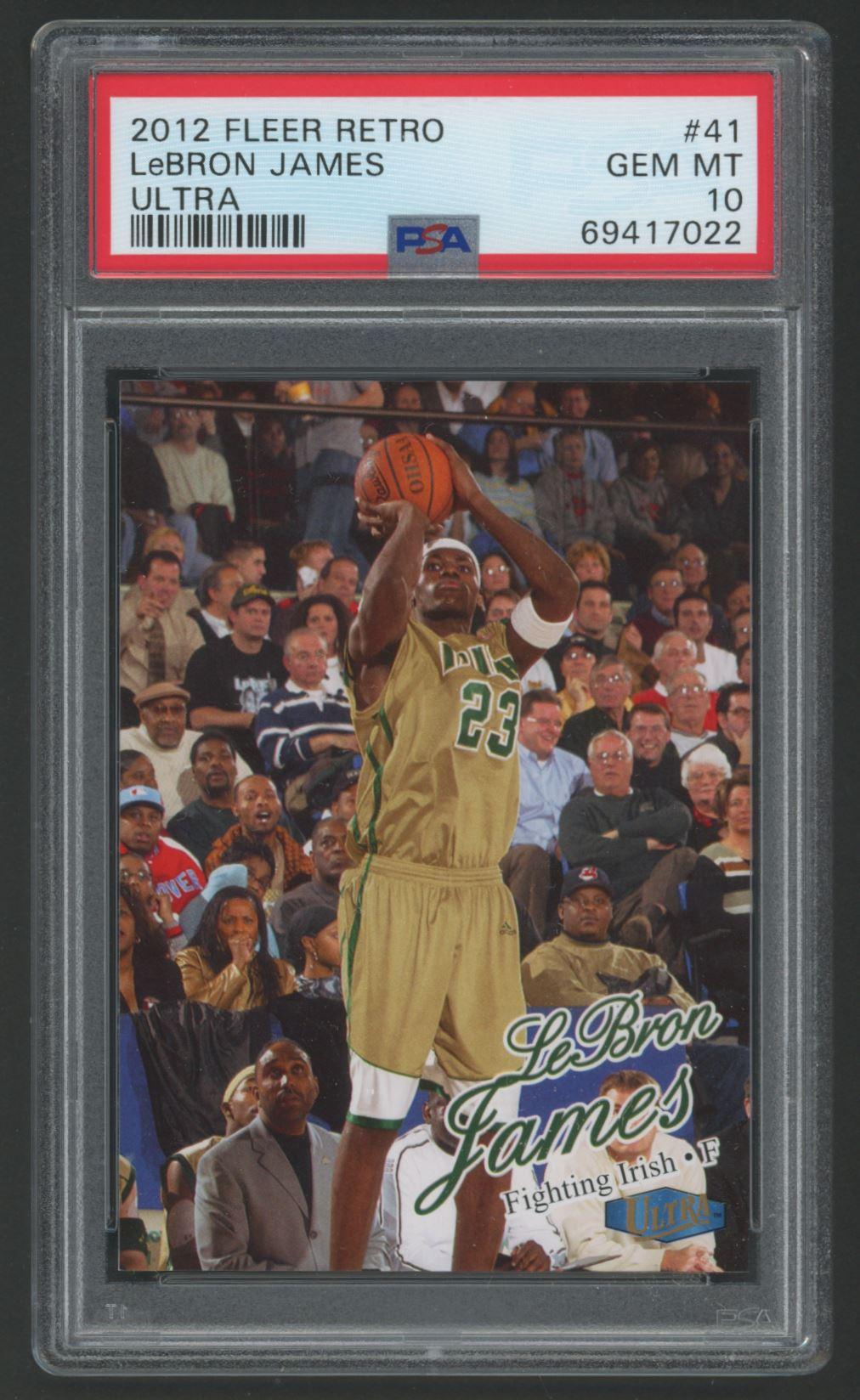 LeBron James 2012-13 Fleer Retro 97-98 Ultra #ULT41 (PSA 10) at PristineAuction.com LeBron James 2012-13 Fleer Retro 97-98 Ultra #ULT41 (PSA 10) at PristineAuction.com