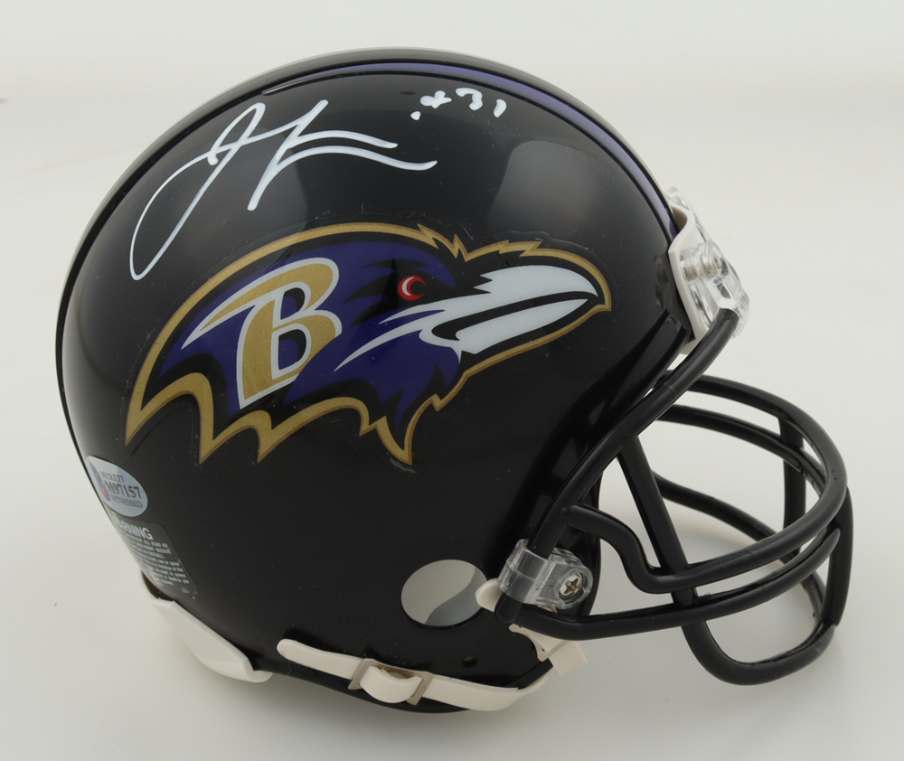 Jamal Lewis Signed Ravens Speed Mini Helmet (Beckett) at PristineAuction.com Jamal Lewis Signed Ravens Speed Mini Helmet (Beckett) at PristineAuction.com
