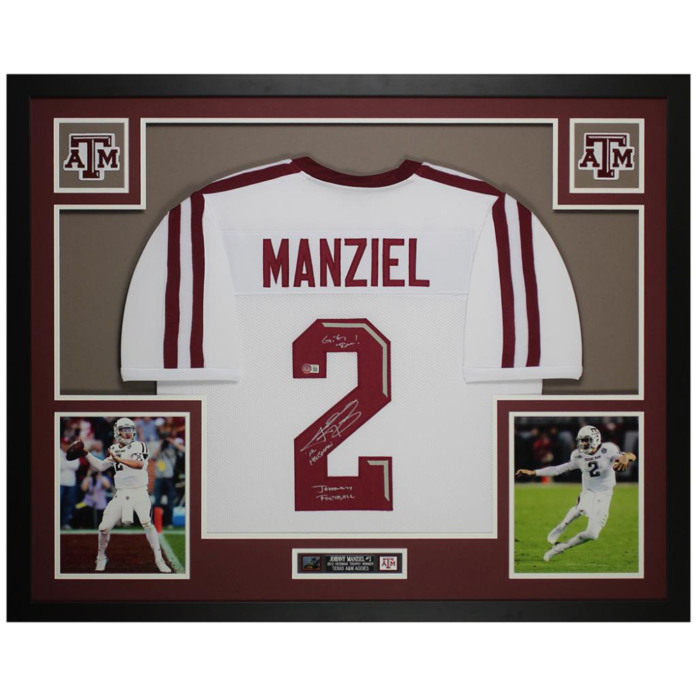 Manziel Jersey Johnny Manziel Autographed Custom College Football