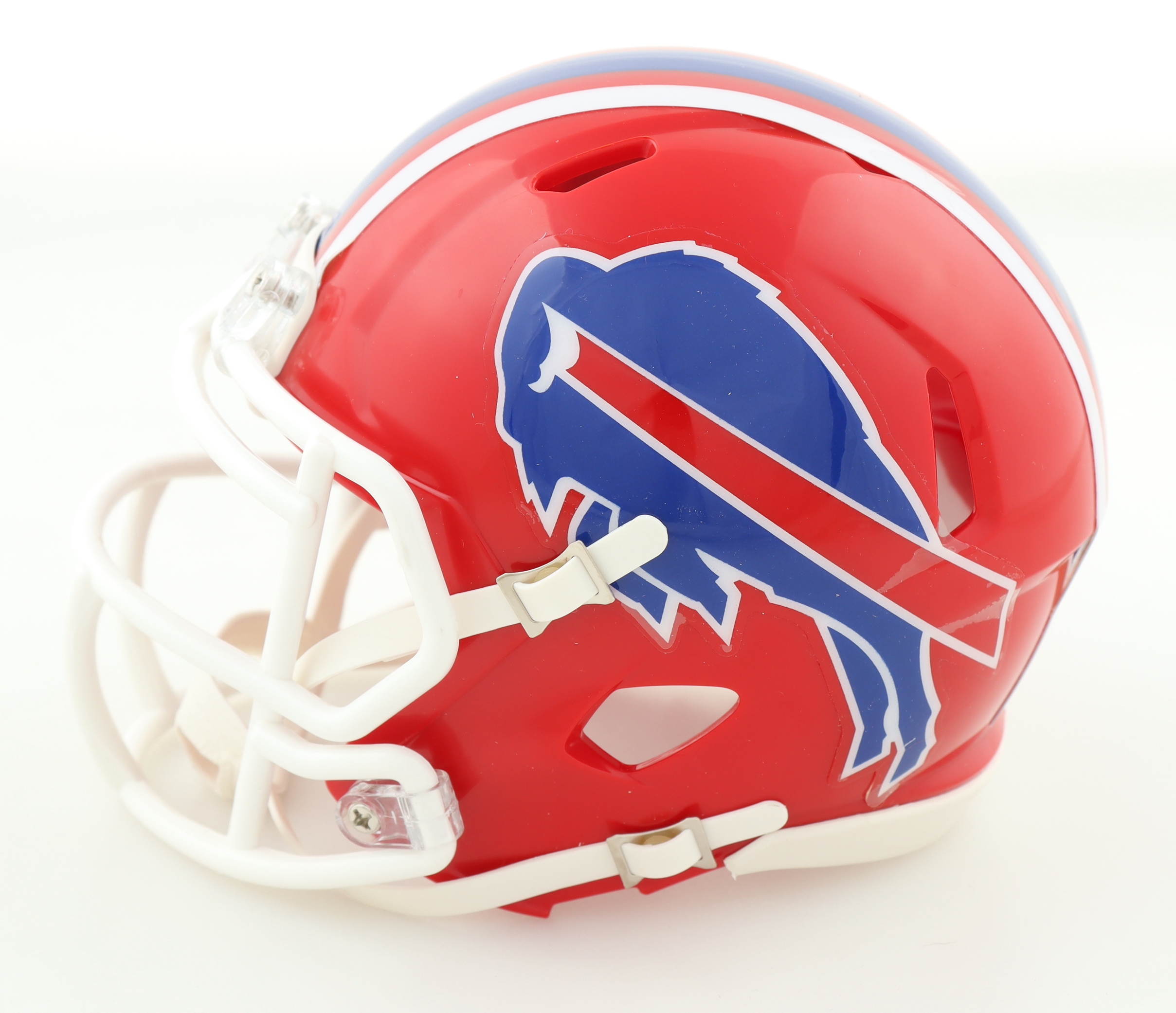 Don Beebe Signed Bills Speed Mini Helmet (JSA) at PristineAuction.com Don Beebe Signed Bills Speed Mini Helmet (JSA) at PristineAuction.com