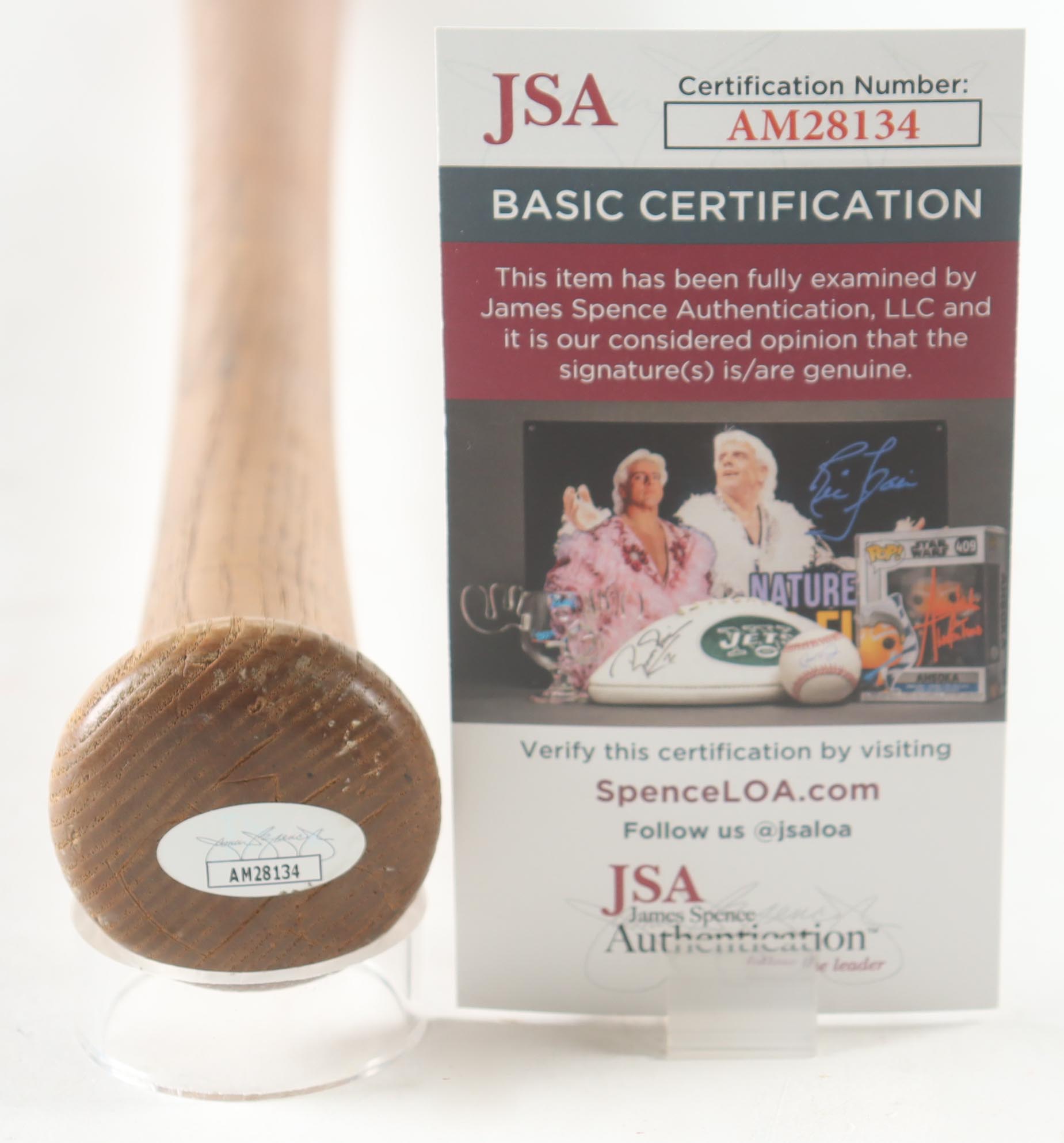 Bobby Doerr & Ralph Kiner Signed Louisville Slugger Hillerich & Bradsby Player Model Baseball Bat Inscribed "HOF 86" (JSA) at PristineAuction.com Bobby Doerr & Ralph Kiner Signed Louisville Slugger Hillerich & Bradsby Player Model Baseball Bat Inscribed "HOF 86" (JSA) at PristineAuction.com