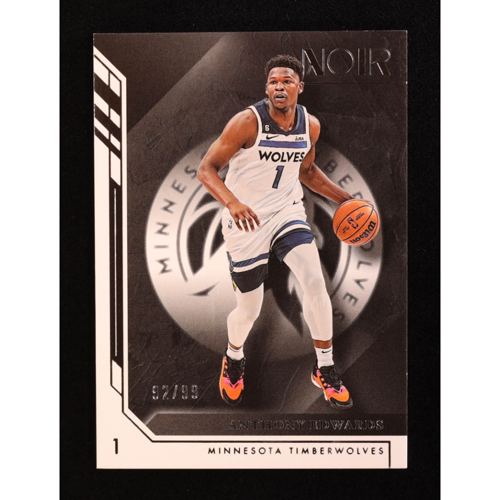 Anthony Edwards 2022-23 Panini Noir #62 A #92/99 at PristineAuction.com