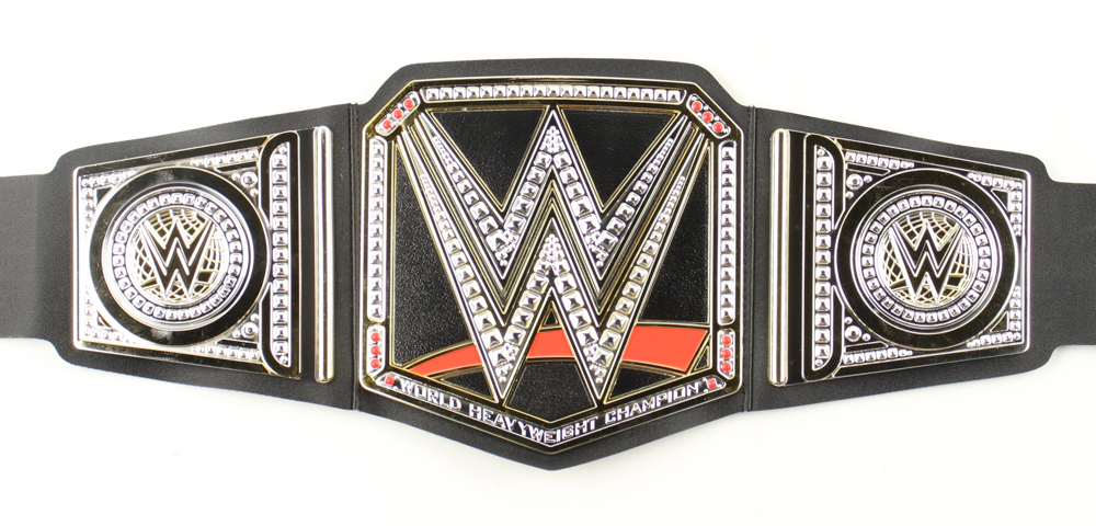 Lex Luger Signed WWE Championship Belt Inscribed "The Total Package" (JSA) at PristineAuction.com Lex Luger Signed WWE Championship Belt Inscribed "The Total Package" (JSA) at PristineAuction.com