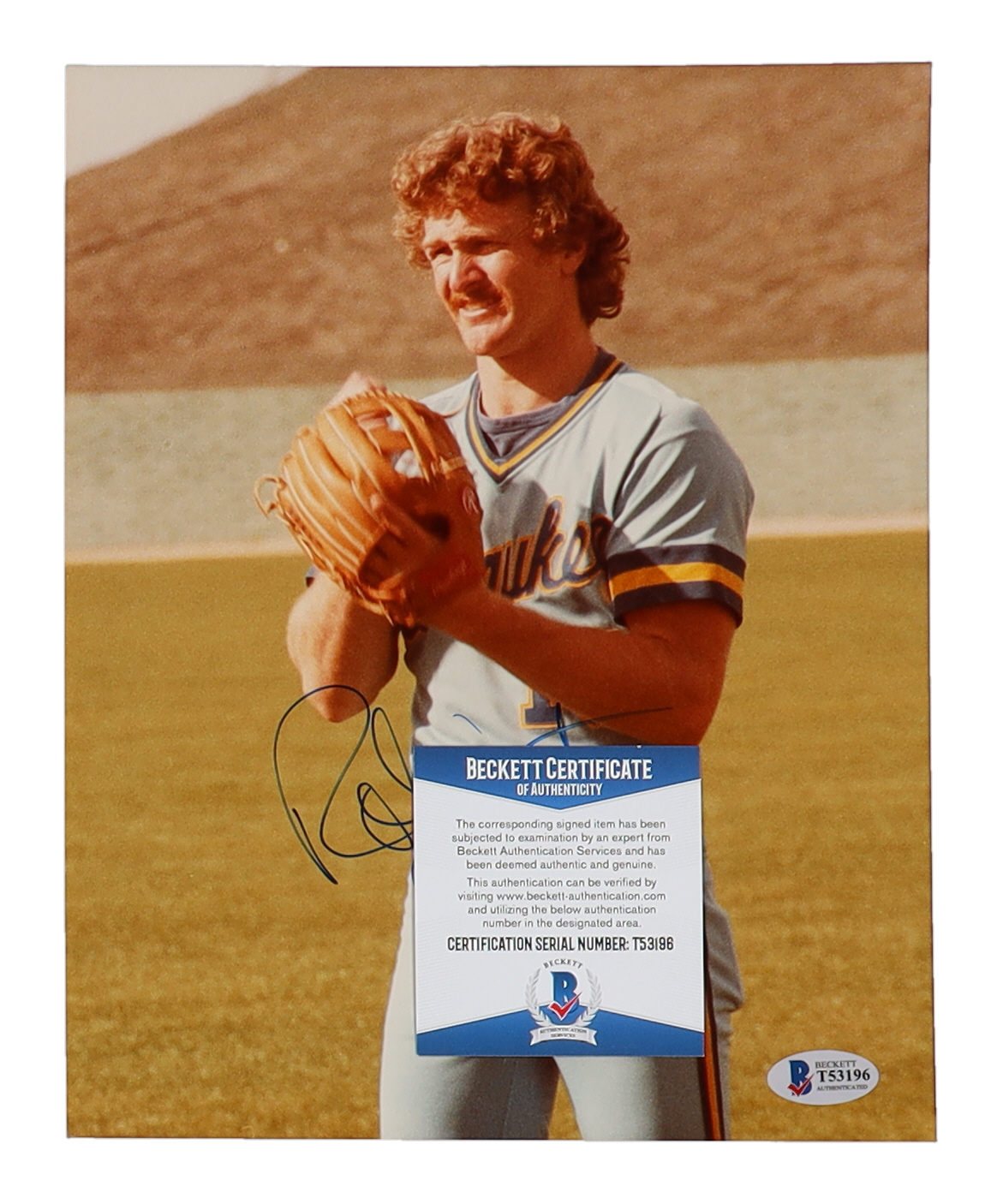 Robin Yount Signed Brewers 8x10 Photo (Beckett) at PristineAuction.com Robin Yount Signed Brewers 8x10 Photo (Beckett) at PristineAuction.com
