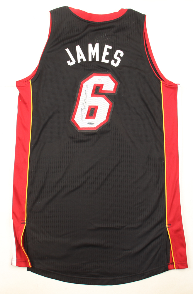 LeBron James Signed 2010-11 Heat Authentic Adidas Pro-Cut Jersey (UDA, PSA & JSA) at PristineAuction.com LeBron James Signed 2010-11 Heat Authentic Adidas Pro-Cut Jersey (UDA, PSA & JSA) at PristineAuction.com