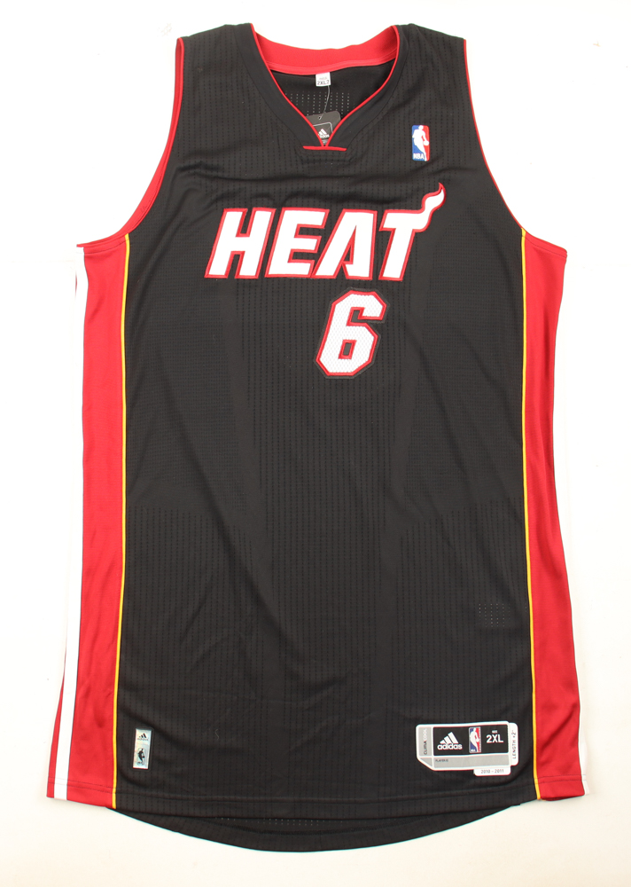LeBron James Signed 2010-11 Heat Authentic Adidas Pro-Cut Jersey (UDA, PSA & JSA) at PristineAuction.com LeBron James Signed 2010-11 Heat Authentic Adidas Pro-Cut Jersey (UDA, PSA & JSA) at PristineAuction.com