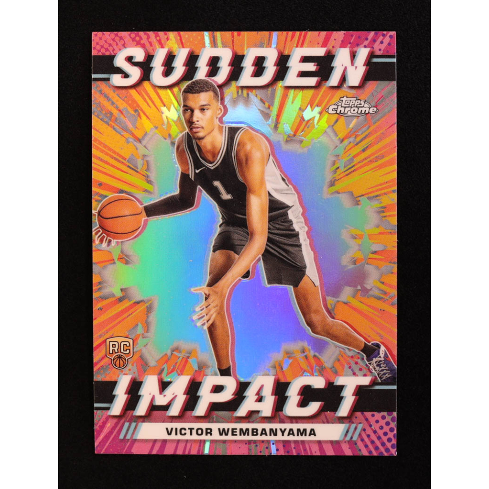 Victor Wembanyama 2023-24 Topps Chrome Sudden Impact #SI1 RC at PristineAuction.com