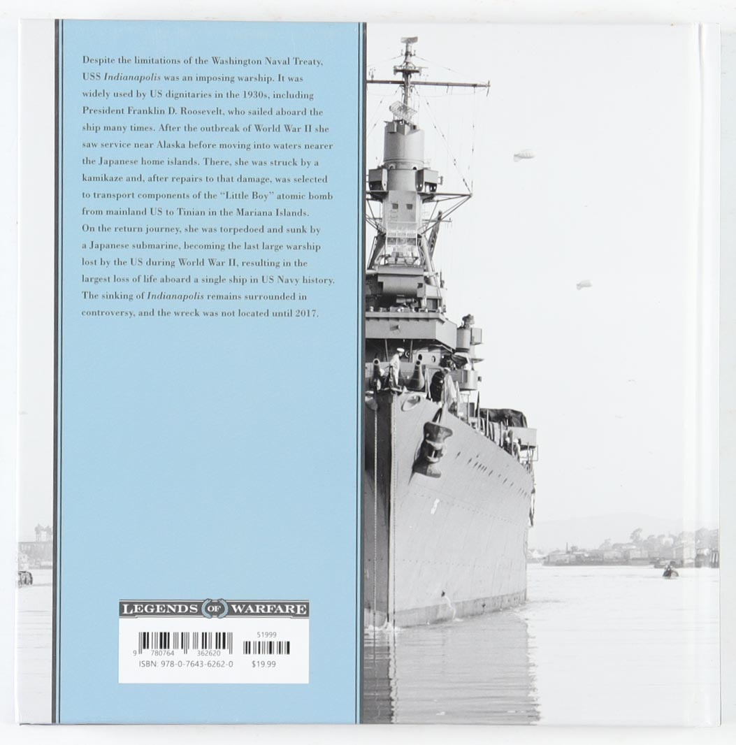 WWII USS Indianapolis Survivors Multi Signed "USS Indianapolis CA-35" Hard Bound Book signed by 5 Survivors (PSA) at PristineAuction.com WWII USS Indianapolis Survivors Multi Signed "USS Indianapolis CA-35" Hard Bound Book signed by 5 Survivors (PSA) at PristineAuction.com