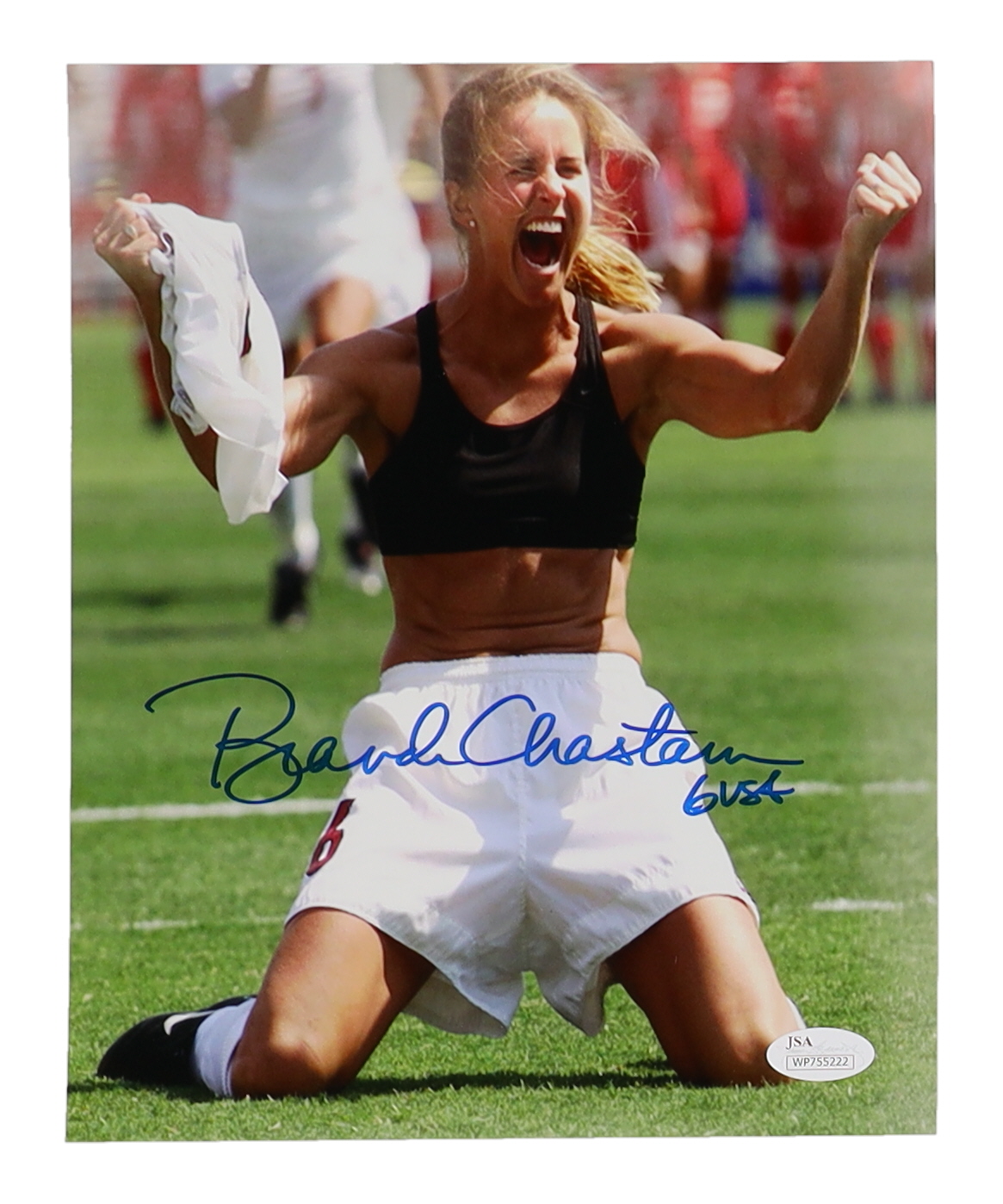 Brandi Chastain Signed Team USA 8x10 Photo (JSA) at PristineAuction.com Brandi Chastain Signed Team USA 8x10 Photo (JSA) at PristineAuction.com