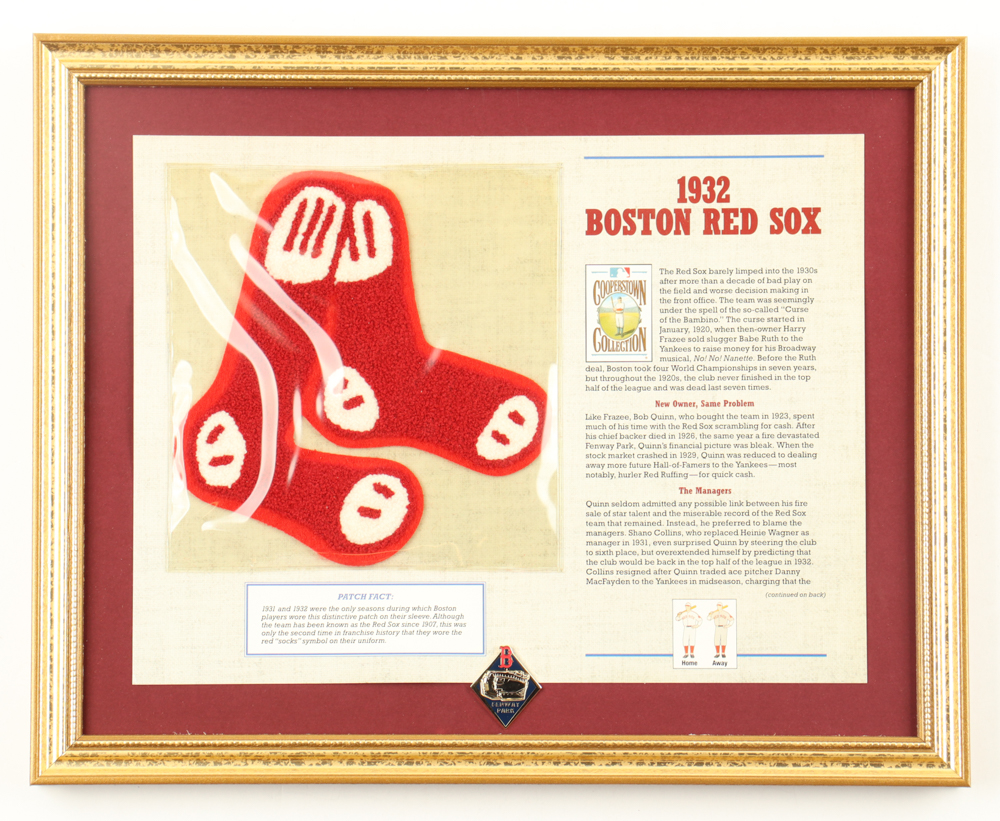 Tableau Toile Ted Williams – Boston Red Sox – Cooperstown Collection – 18x14” – Noir Et Blanc