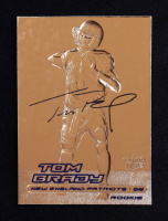 Tom Brady 2000 Fleer Ultra 23Kt Gold Blue Metallic Signature Series RC at PristineAuction.com