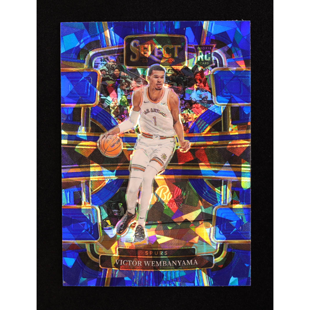 Victor Wembanyama 2023-24 Select Blue Cracked Ice #87 RC | Pristine Auction
