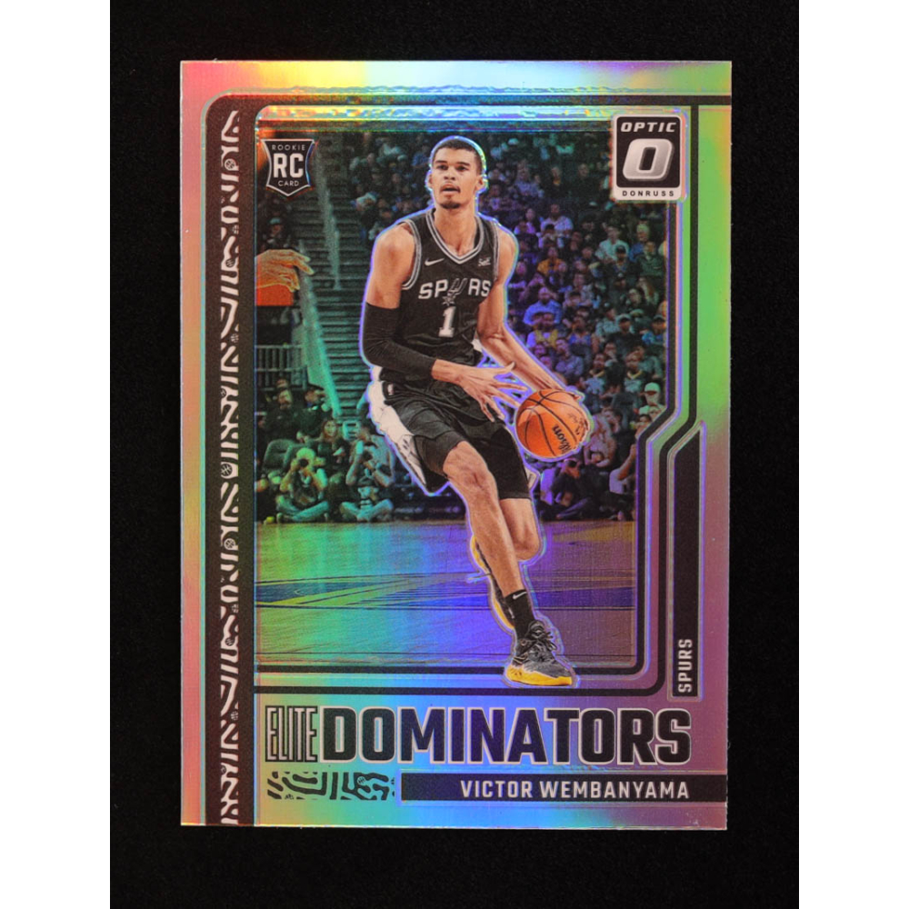 Victor Wembanyama 2023-24 Donruss Optic Elite Dominators Holo #18 RC at PristineAuction.com